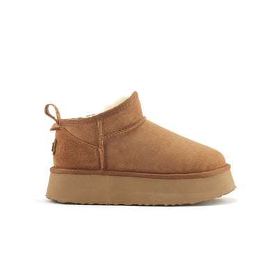 COSY ULTRA SHORT PLATFOAM CHESTNUT - australialuxecoeu