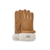 CUFF GLOVES LEATHER CHESTNUT - australialuxecoeu