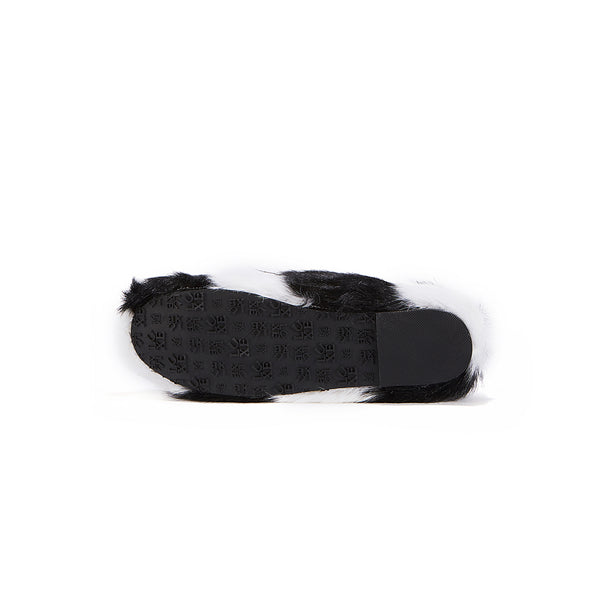 HARRY SLIPPER BLACK - australialuxecoeu