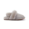 KIDS SLINGBACK MULE ICE GRAY (SHEARLING) - australialuxecoeu