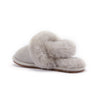 KIDS SLINGBACK MULE ICE GRAY (SHEARLING) - australialuxecoeu