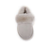 KIDS SLINGBACK MULE ICE GRAY (SHEARLING) - australialuxecoeu